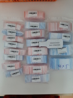 100 chiếc Túi zip mini đựng đá trang sức, đá quý