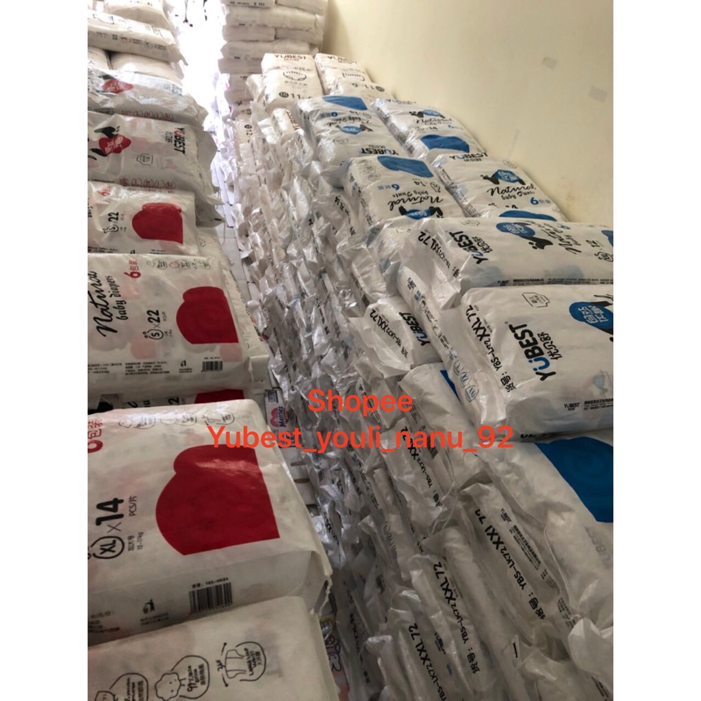 Bỉm Yubest Natural Dan Quần đủ Size S132 M108 L96 Xl84 Xxl72 Xxxl66 Ta Dung Một Lần Bibione Vn