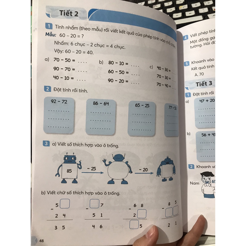 Sách - Vở thực hành toán lớp 1 tập 2 ( kết nối tri thức )