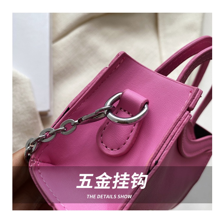 Túi Đeo JASMIN NOIR Chéo Da PU Dây Mắt Xích Thời Trang Nữ