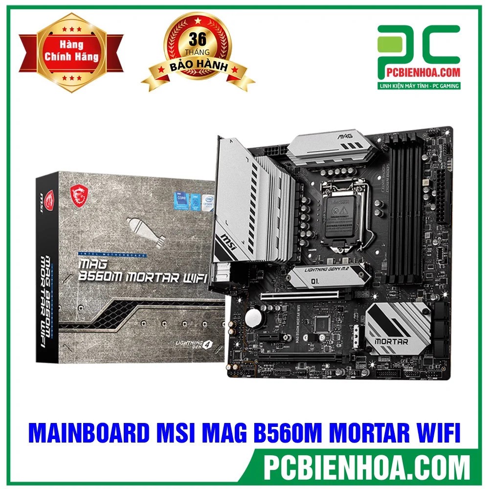 MAINBOARD MSI MAG B560M MORTAR WIFI ( LGA1200 / M-ATX / 4XDDR4 )