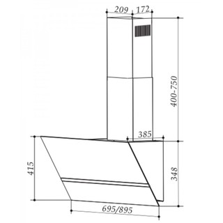 Máy Hút Mùi Faster FS 3688SS90