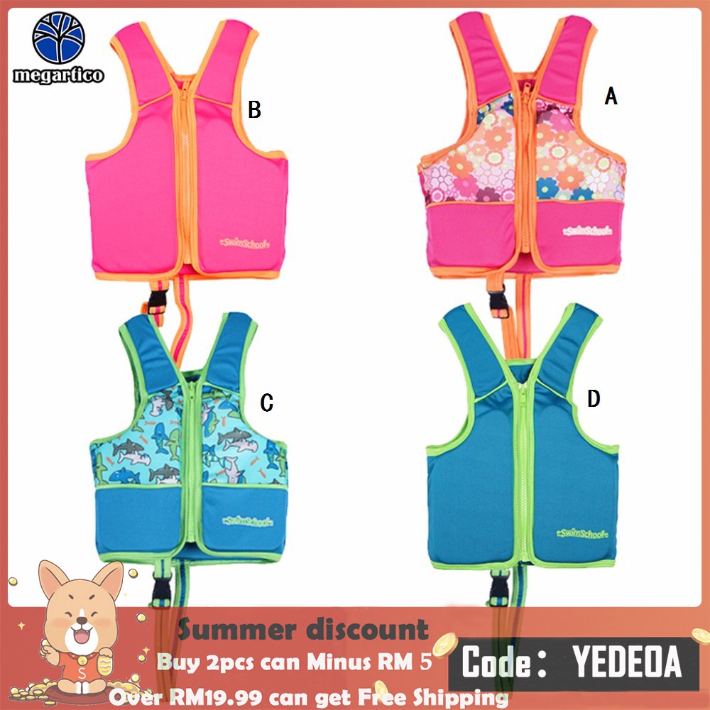 1-6 y / o Áo Phao Cứu Hộ An Toàn Cho Bé Khi Đi Bơi