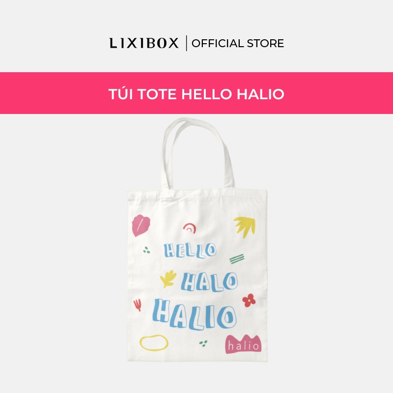 Túi Tote Vải Lixibox Hello Halio