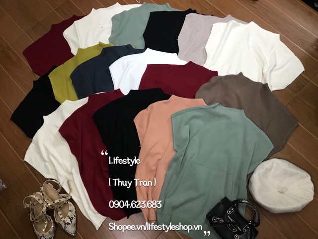 Áo len cổ leo tay hến | BigBuy360 - bigbuy360.vn