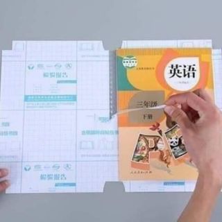 Đề can bọc sách set 10 tờ