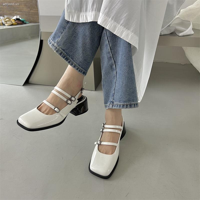 Giày Da Cao Gót Thời Trang 2022 Dành Cho Nữ