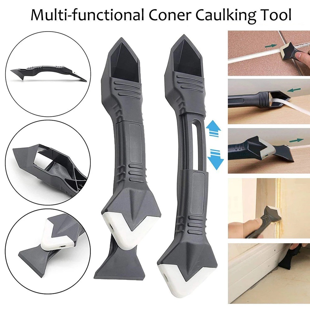 Dụng cụ làm sạch góc cạnh cửa kính 4 trong 1