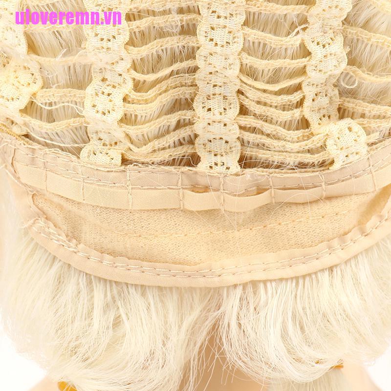 Bộ Tóc Giả Màu Be Chịu Nhiệt Dùng Hóa Trang Genshin Va Chạm Klee