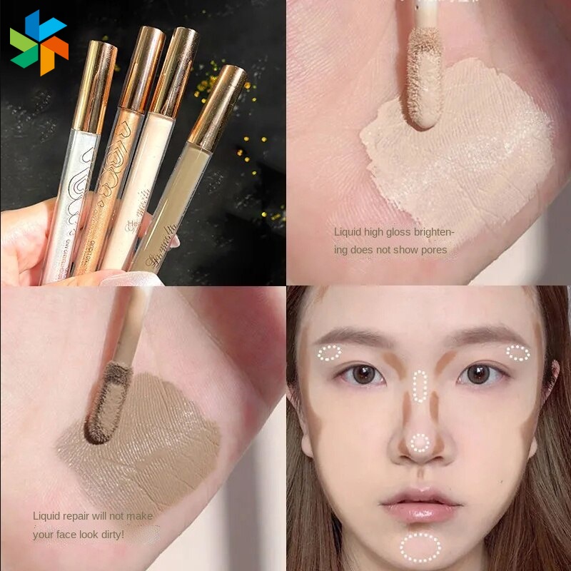 Kem Che Khuyết Điểm/Bắt Sáng Dạng Lỏng Dưỡng Ẩm Lâu Trôi Làm Trắng Da JP6