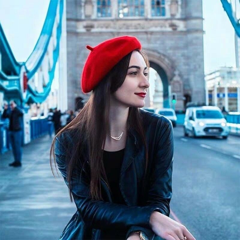Nón Beret Phong Cách Vintage Thời Trang Cho Nữ