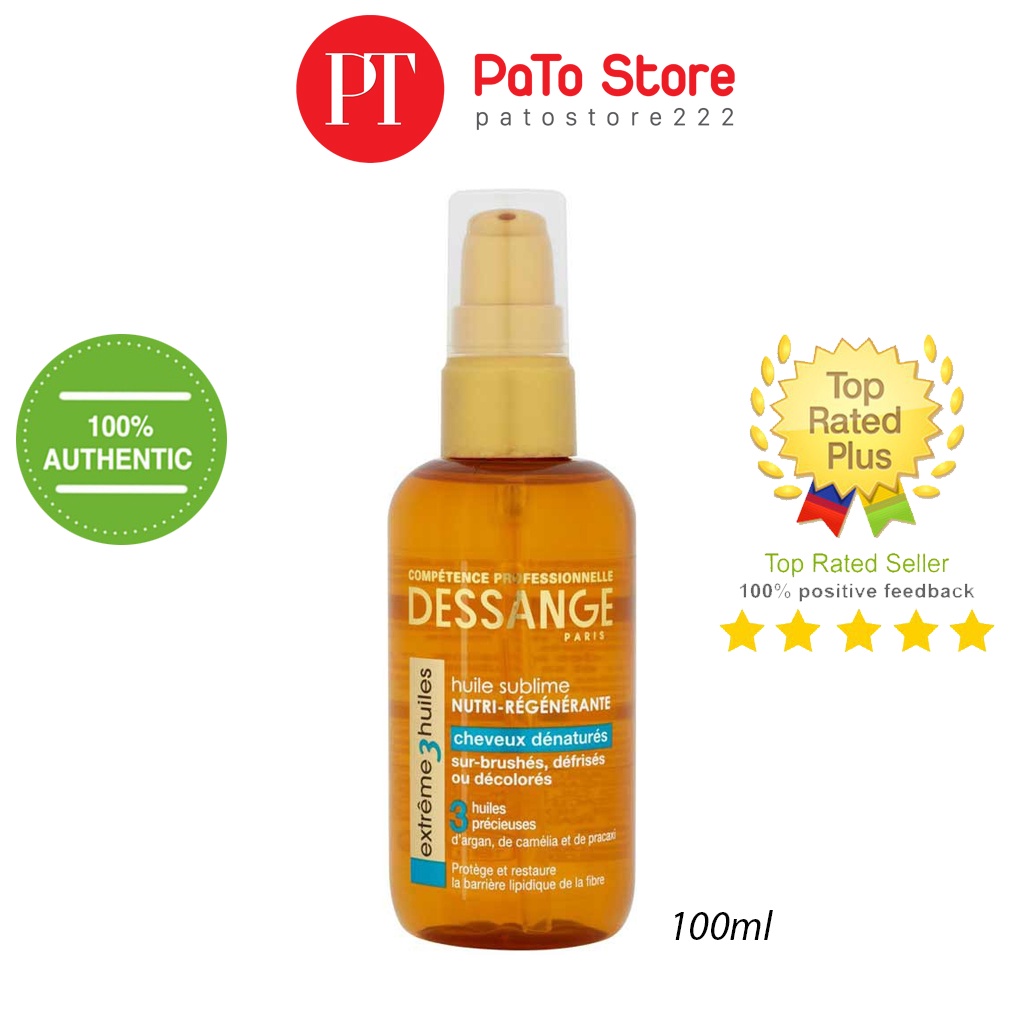 Dầu Dưỡng Tóc Dessange Extreme 3 Huiles 100ml