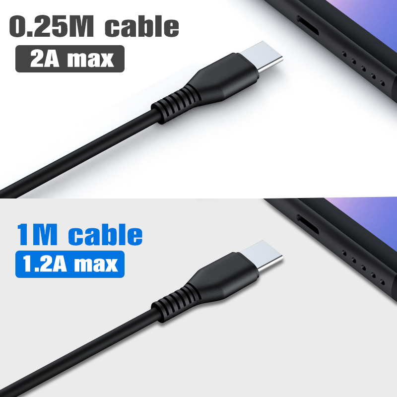 Cáp sạc Ankndo 2 trong 1 cổng USB sang USB Type C&Micro USB cho điện thoại Android/máy tính bảng