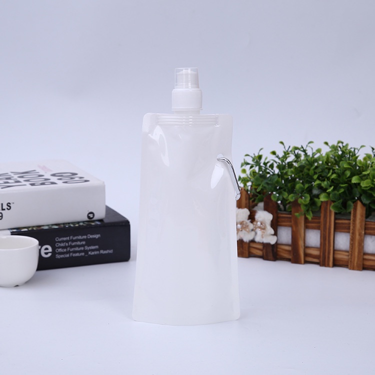 【Random Color】chai Đựng Nước Thể Tích 480ml Có Móc Treo Tiện Dụng Khi Đi Du Lịch/Leo Núi/Cắm Trại Ngoài Trời