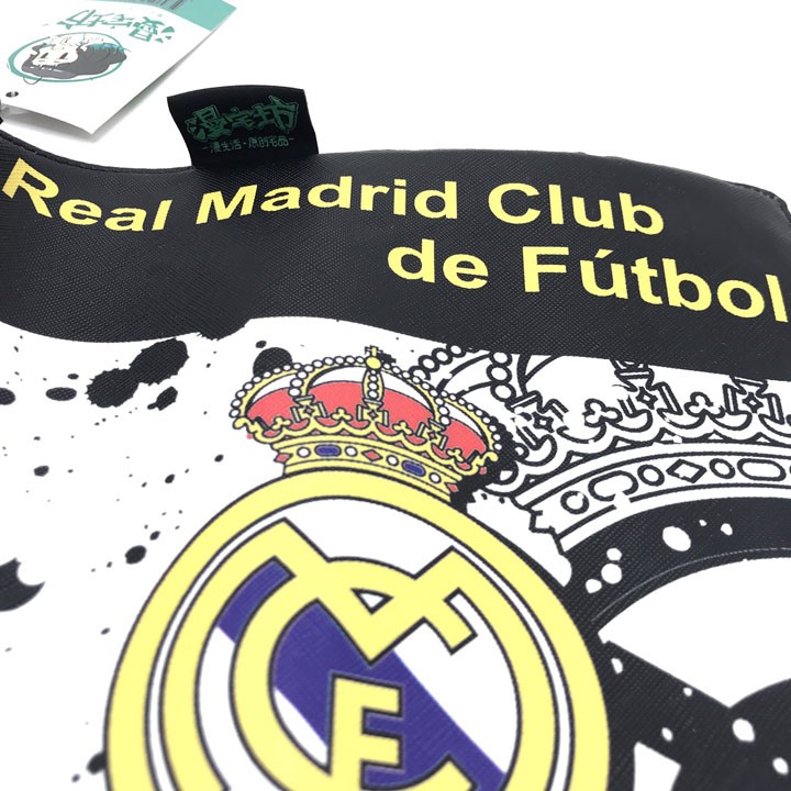 [ToyspaceVN] Hộp Bóp Đựng Bút Real Madrid Vải Canvas Giặt Được