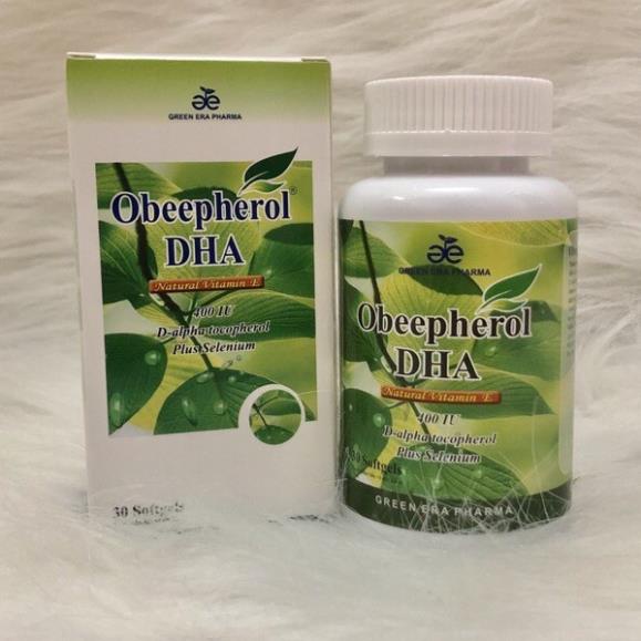 Vitamin E 400 IU Obeepherol DHA- Giúp bổ sung vitamin E hiệu quả
