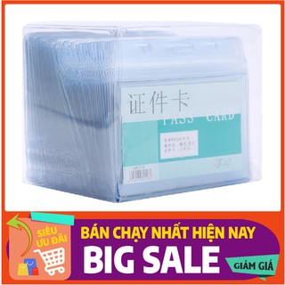 FREESHIP 50K_Hộp 50 cái bảng tên nhựa Zipper dùng cho văn phòng - Bảng tên nhân viên - Bàng tên học sinh sinh viên