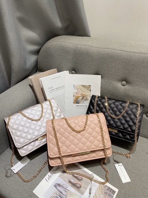 🌿Rẻ nhất Shopee🌿Túi xách nữ chần ô