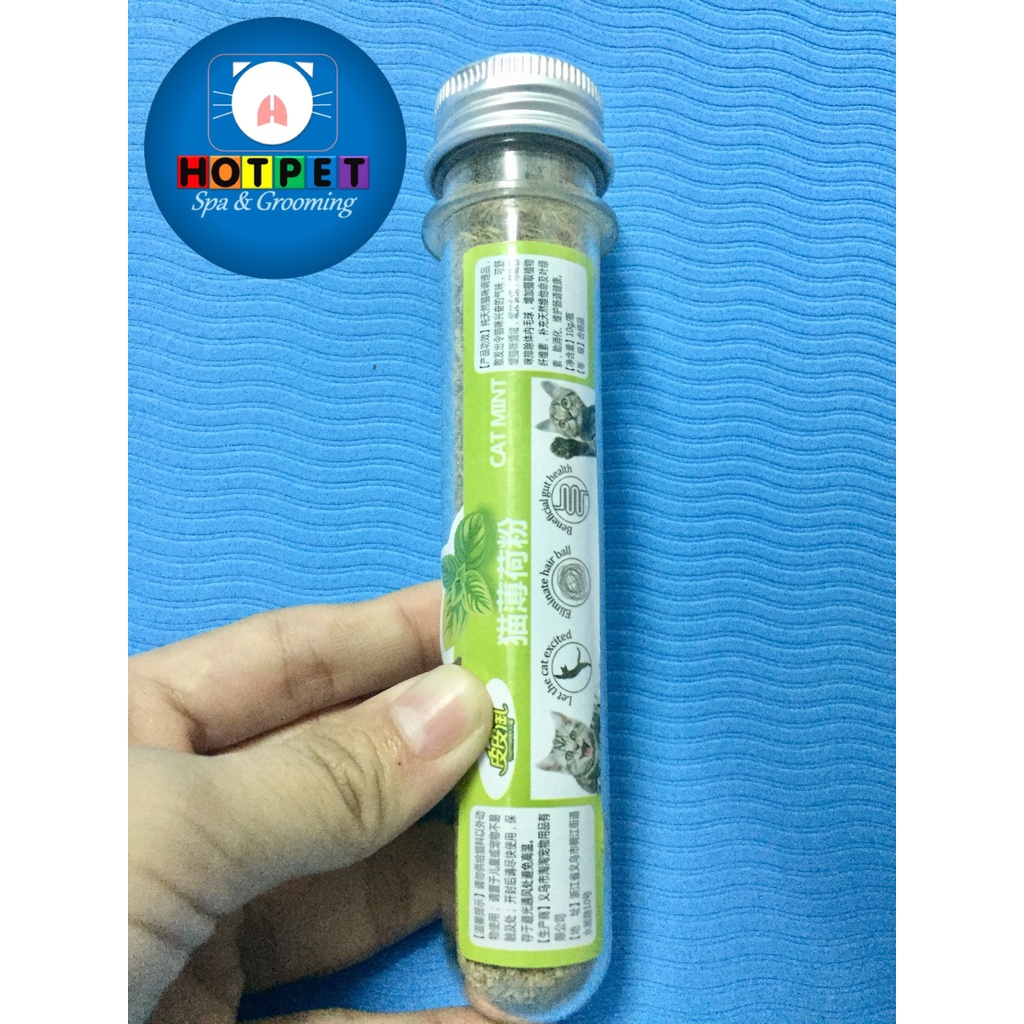 Cỏ Mèo Bạc Hà Dạng Ống CATNIP [45ml] - Giúp mèo thư giãn, dễ chịu, giảm căng thẳng