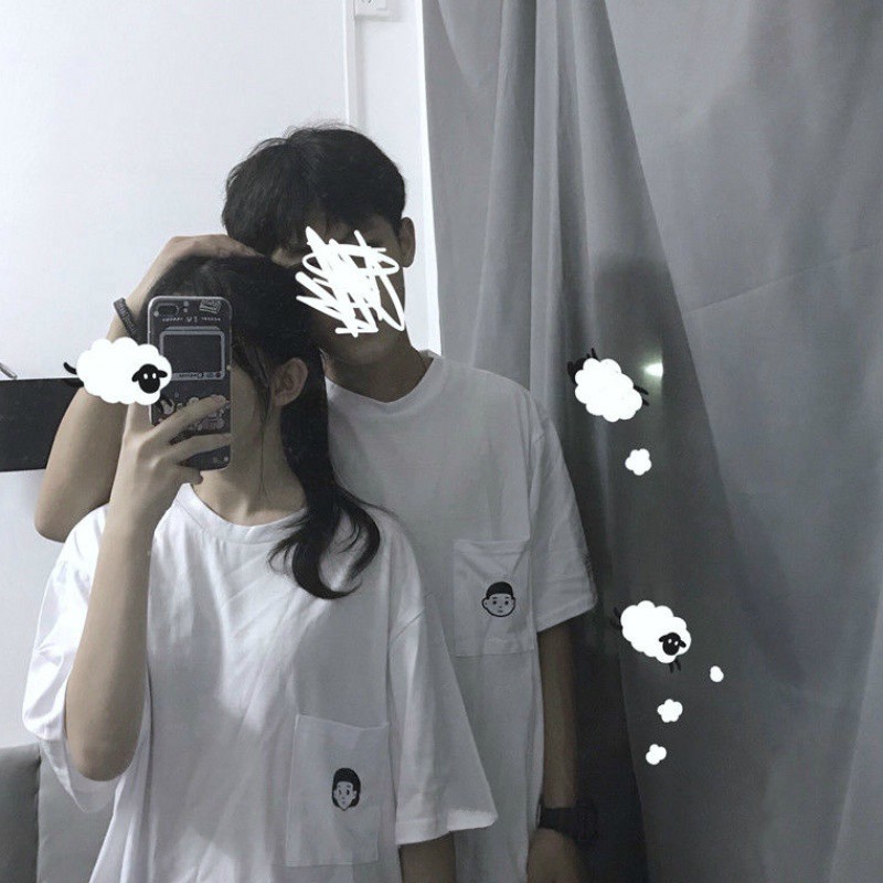 Áo Thun Tay Lỡ Có Túi Form Rộng Couple nam nữ Ulzzang Freesize UNISEX | BigBuy360 - bigbuy360.vn
