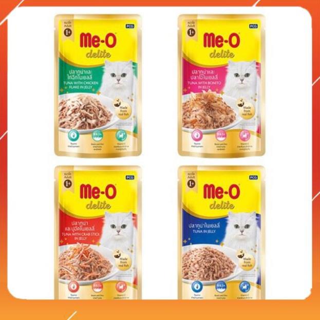 Pate cho mèo - Thức Ăn Dinh Dưỡng Pate Cho Mèo Me-O Delite Gói 70g