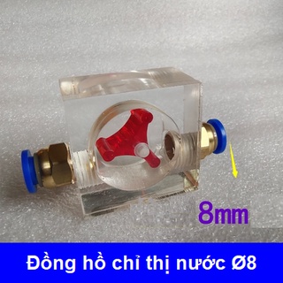 Đồng hồ chỉ thị nước làm mát động cơ Spindle - CNC M8,M10