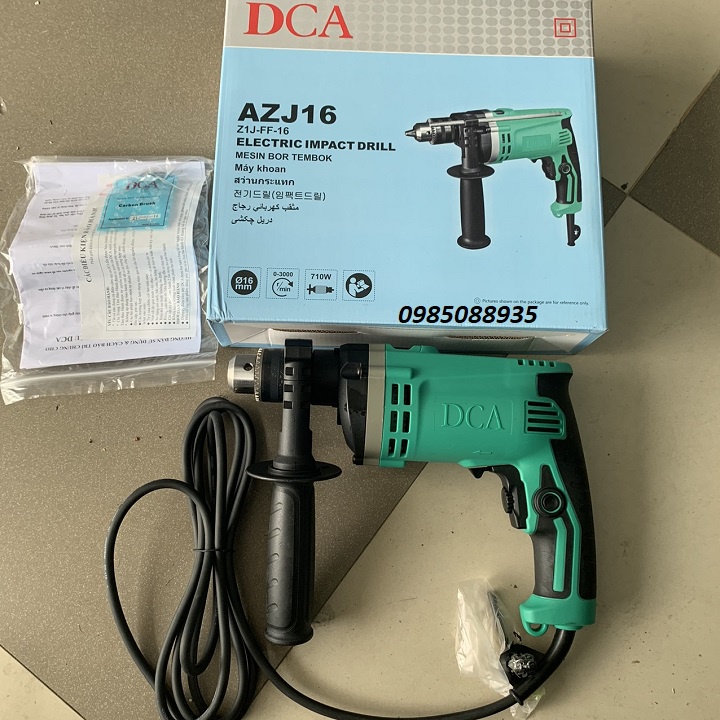 13mm Máy khoan 710W DCA AZJ16 - khoan đầu 13 có búa