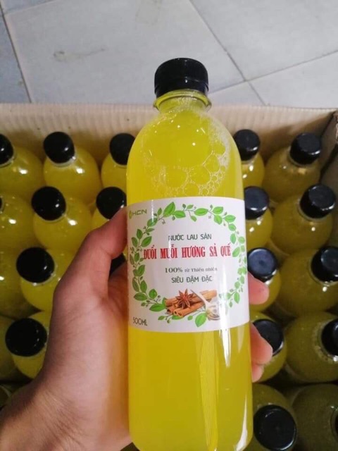 Nước lau sàn đuổi muỗi hương sả quế 500ml