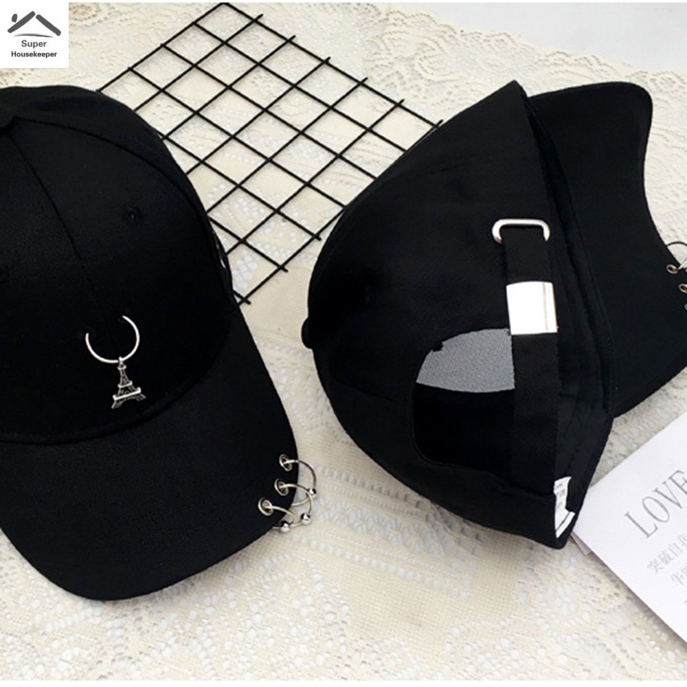 Mũ Lưỡi Trai Che Nắng Mùa Hè Có Dây Xích Ba Vòng Nhẫn Thiết Kế Thoải Mái Dễ Mang Theo Khi Đi Cắm Trại Ngoài Trời