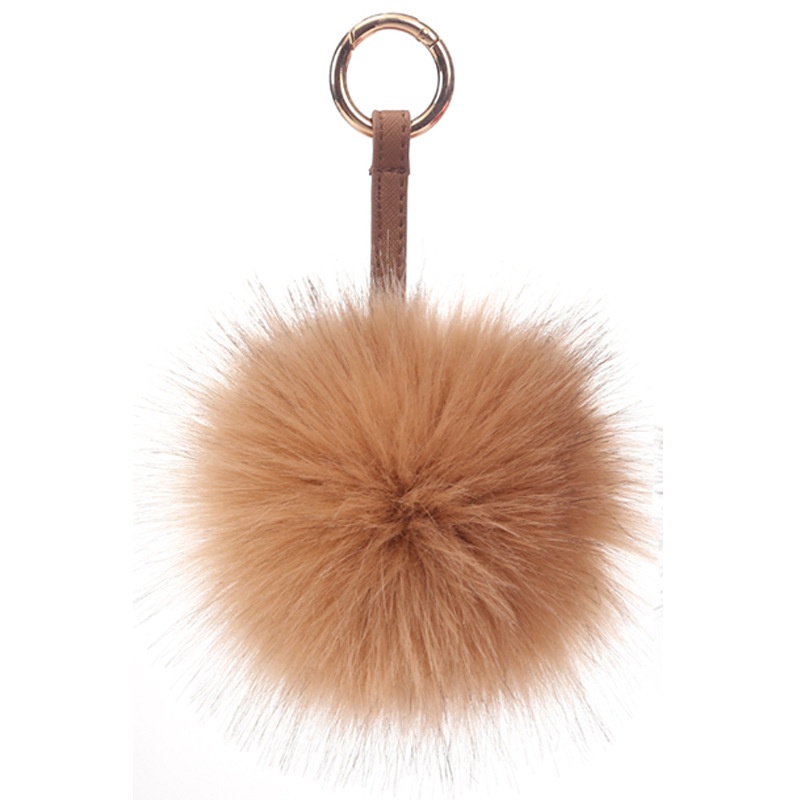 Charm cute trang trí balo charm móc khoá phụ kiện handmade phụ kiện ví 12 cm giả cáo lông thú quả bóng lông thú giả lông thú túi đồ trang trí mũ phụ kiện mặt dây chuyền