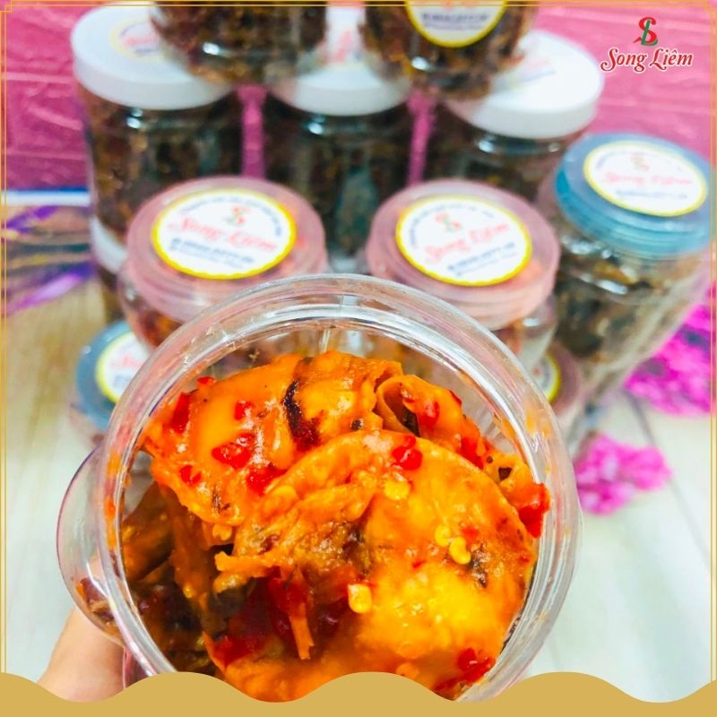 Cá cơm rim tỏi ớt, Mực rim me tỏi ớt, Mắm ruốc nhà làm siêu ngon, Combo 2hũ Cá Cơm 120g NPP Songliemshop