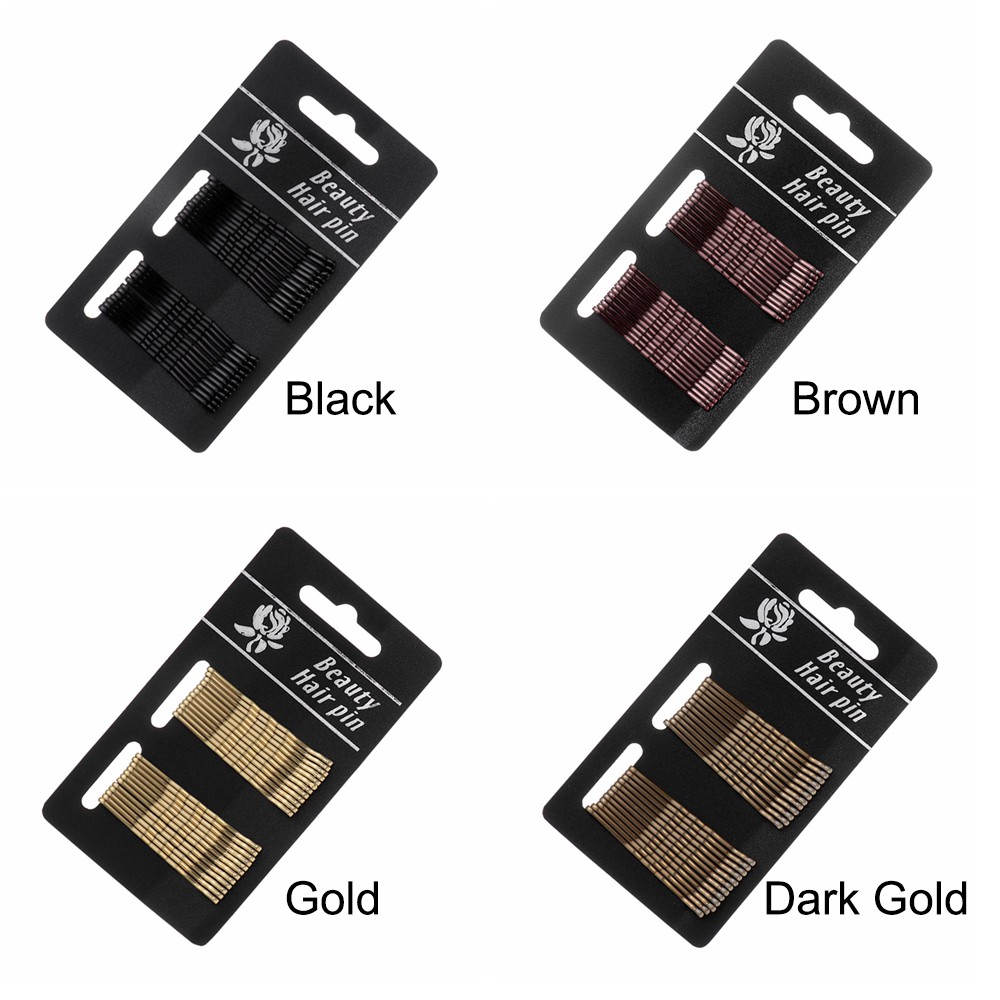 (Hàng Mới Về) Set 24 Kẹp Tóc Xoăn Gợn Sóng Thời Trang Cho Nữ