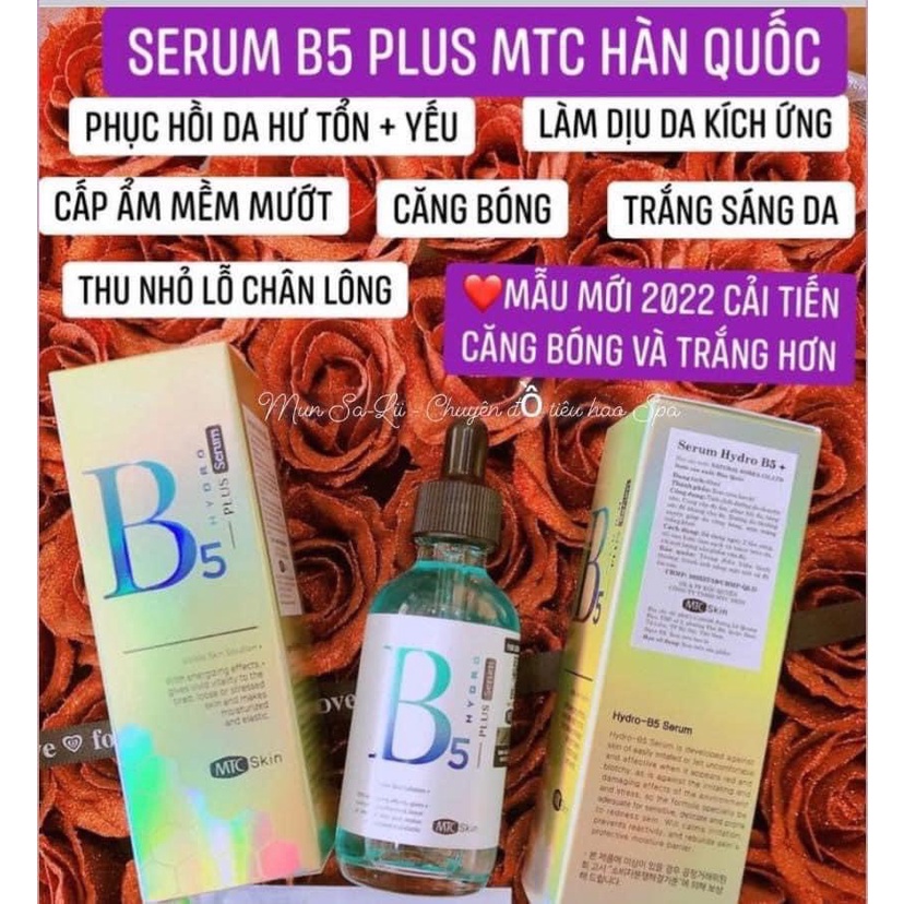 Serum Hydro B5 Phục Hồi - Serum Vitamin C Làm Trắng Da - Serum HA Cấp Ẩm, Căng Bóng Chính Hãng MTC Skin Hàn Quốc