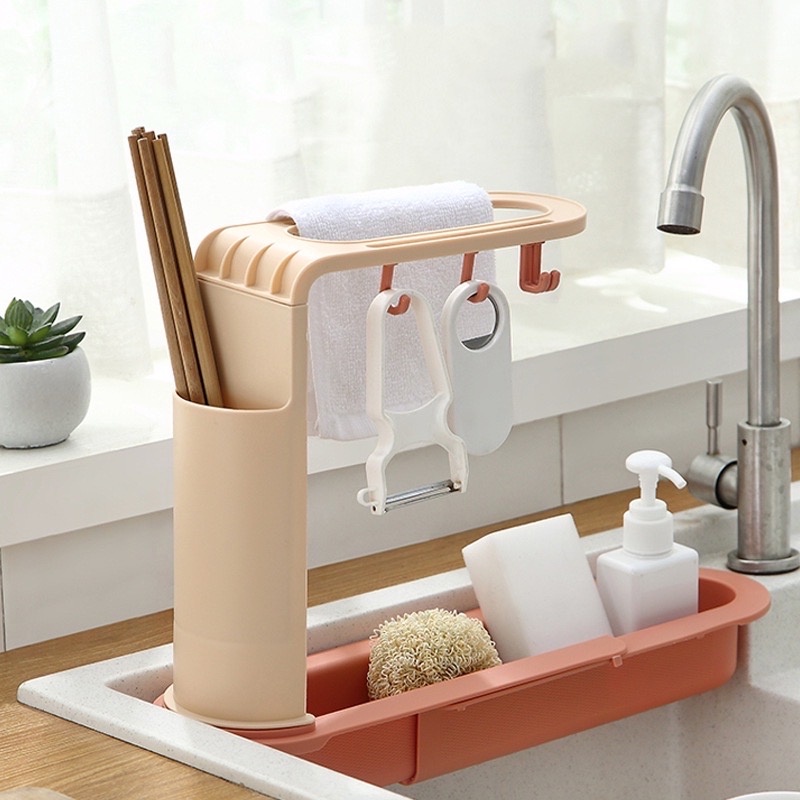 Kệ Để Bồn Rửa Chén Đa Năng Thay Đổi Kích Thước