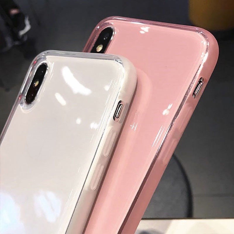Ốp điện thoại pastel trong suốt cho IPHONE 5/5S/6/6PLUS/6S/6S PLUS/6/7/7PLUS/8/8PLUS/X/XS/XS MAX/11/11 PRO/11 PROMAX