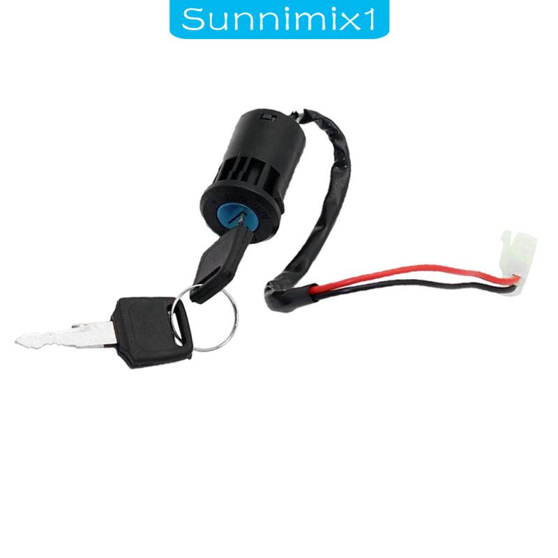 Bộ Ổ Khóa Đánh Lửa 2 Dây Kèm 2 Chìa Khóa Cho Xe Máy Điện ATV