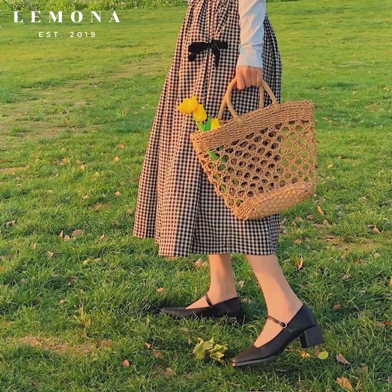 G512 | Giày Mary Jane Dáng Basic Nữ Tính Phong Cách Hàn Quốc Êm Chân