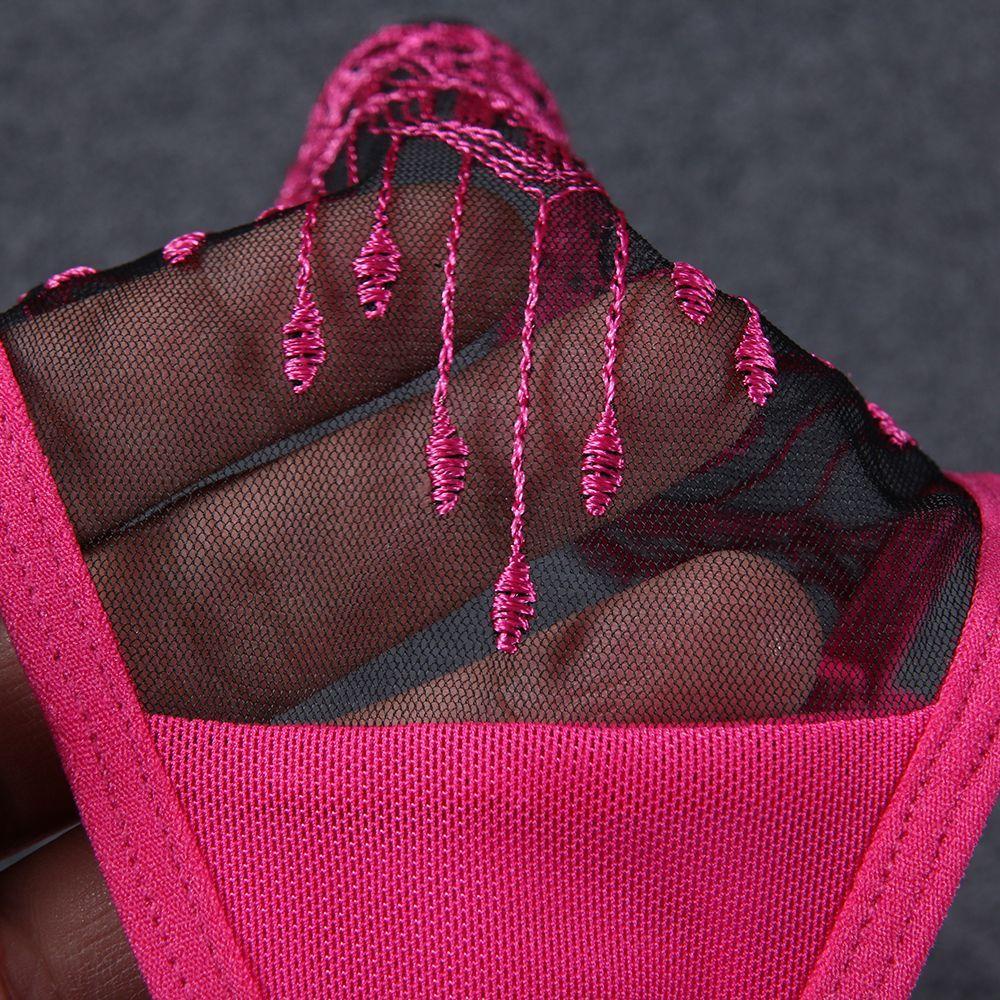 Quần Lót Lọt Khe Phối Tua Rua Trong Suốt Quyến Rũ