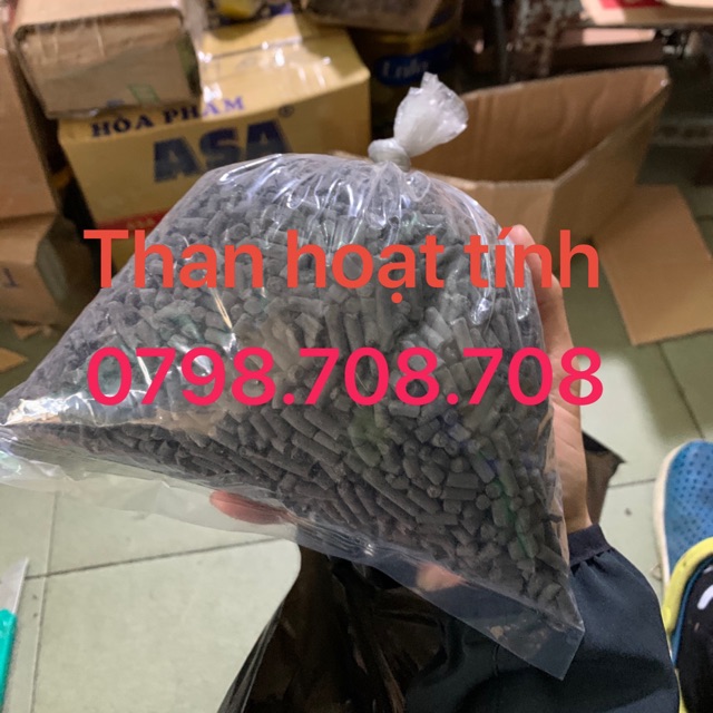 Than hoạt tính  dạng ống 1kg