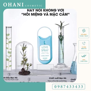 Xịt Thơm Miệng Qlady love spray- Kissing spray
