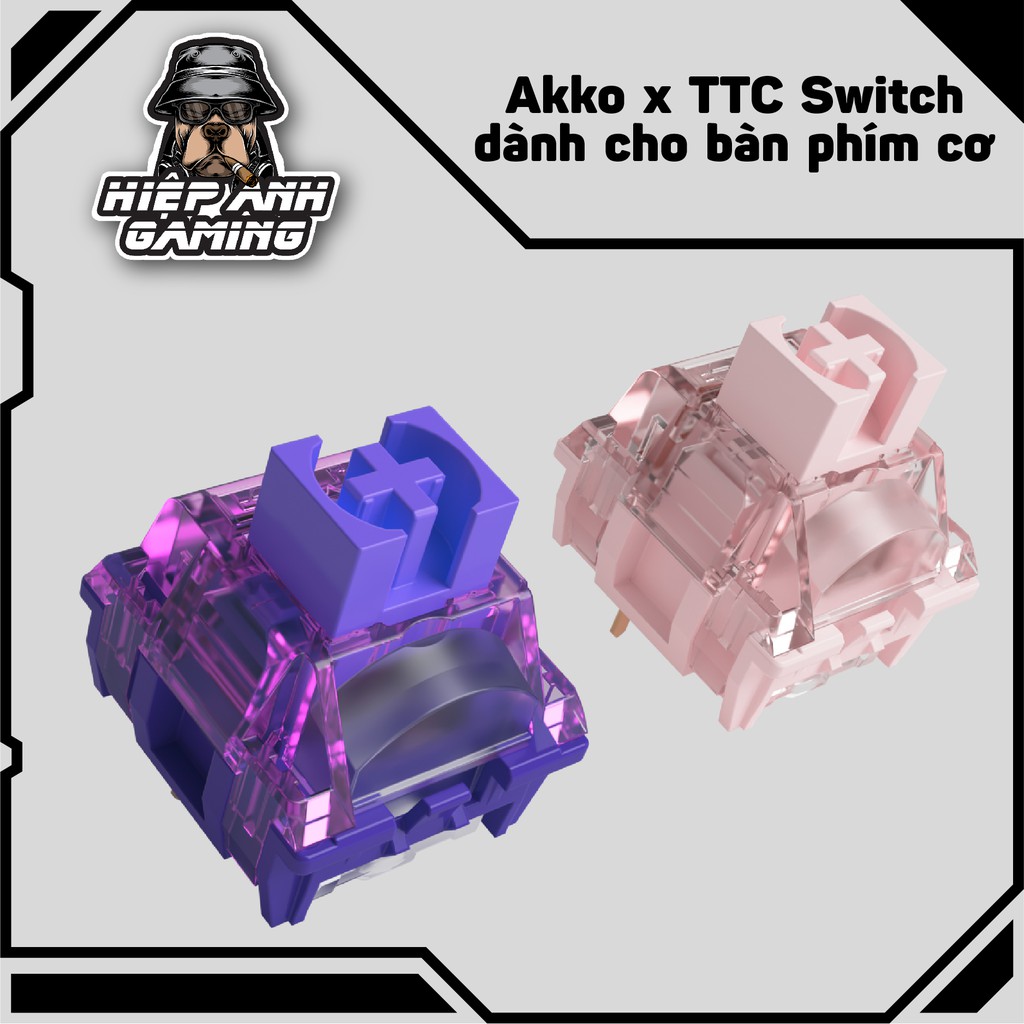 Bộ switch bàn phím cơ AKKO X TTC Switch - Demon & Princess | Chính hãng Akko Việt Nam