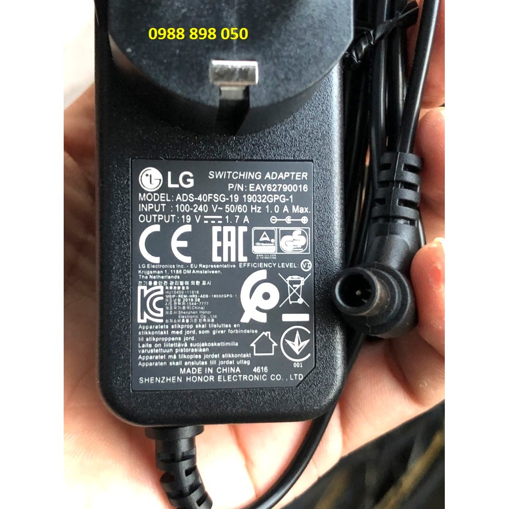 Adaptor Nguồn Màn Hình LCD LG 27EA63V 27EA63V-P Loại Tốt