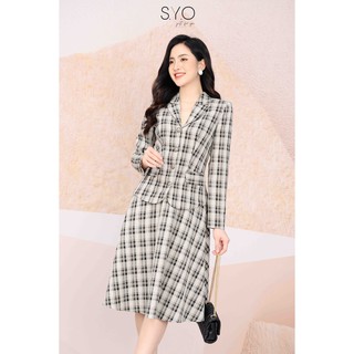 Chân váy kẻ xòe rủ SYO V1014