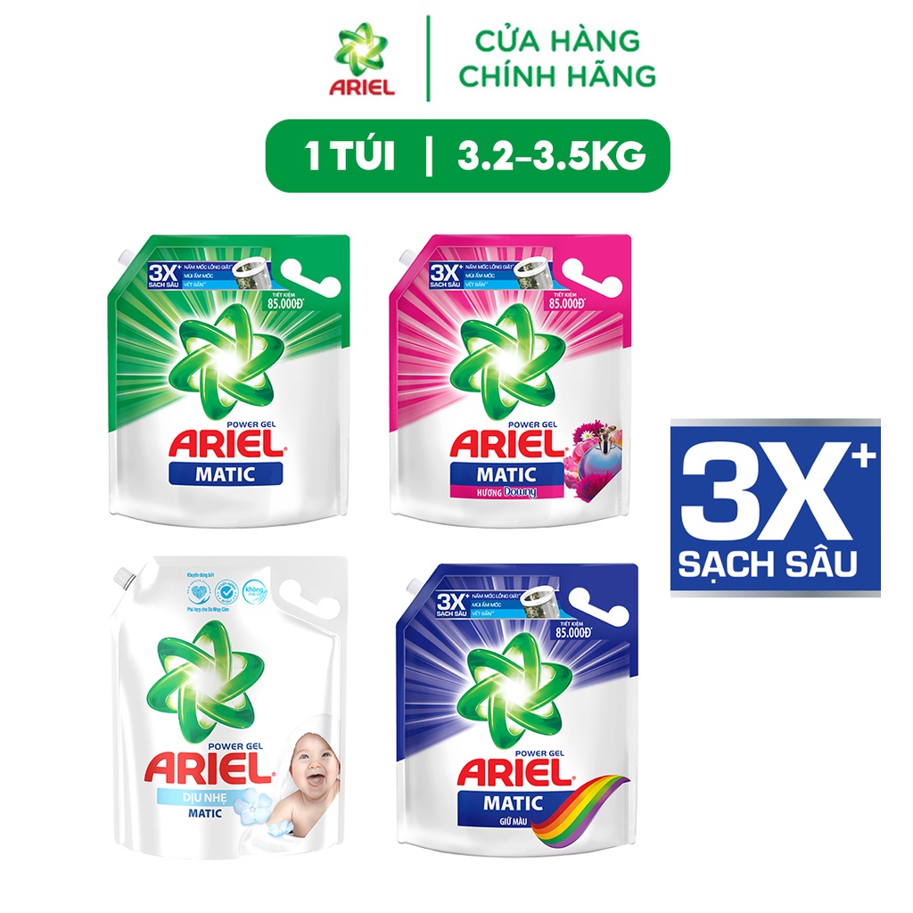 Ariel Matic nước giặt Túi 3.5KG/3.2KG