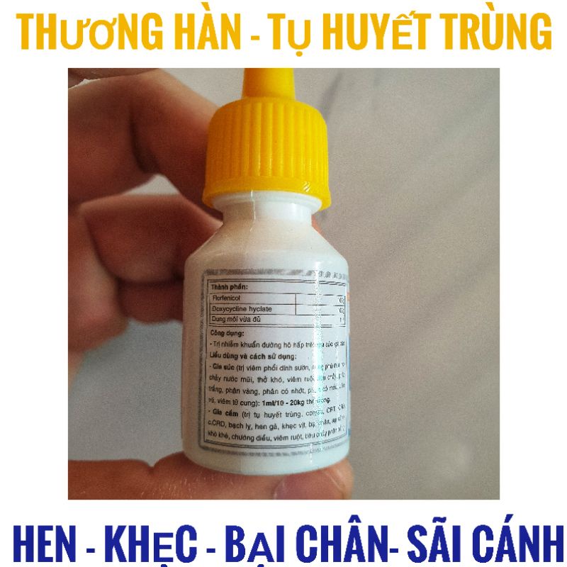 FLOSAL D 10ML - thương hàn, tụ huyết, CRD