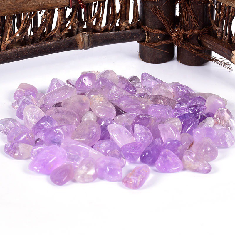 Đá vụn thanh tẩy Amethyst 3,2 đủ loại