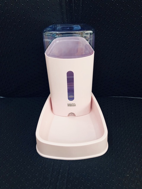 Bình nước và hạt tự động cho chó, mèo 3L8. Cho công dụng lọc nước. Sen kg lo ra ngoài BOSS ở nhà không có nước uống