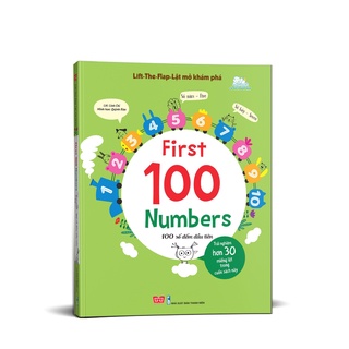 Sách-lift-the-flap-lật mở khám phá - first 100 numbers - 100 số đếm đầu tiên