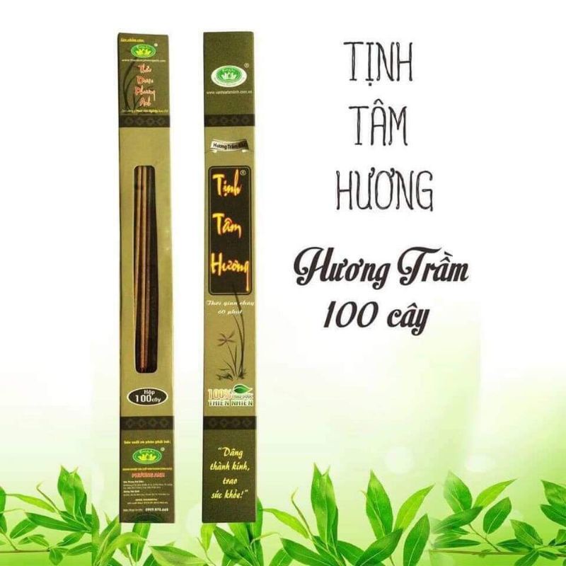 Nhang sạch thảo dược 100% - TỊNH TÂM HƯƠNG 4 tấc