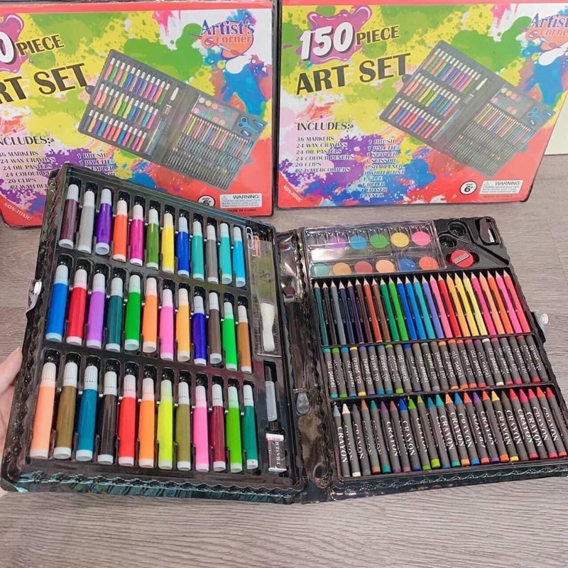 Hộp màu 150 chi tiết siêu to khổng lồ, cho bé thỏa thích vui chơi